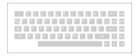 Capacitive glass keyboard
