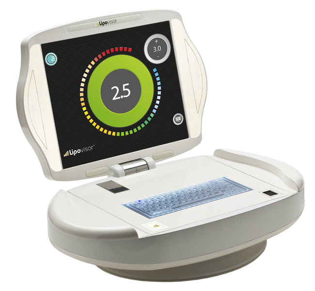 Medical device for detection of adipose tissue